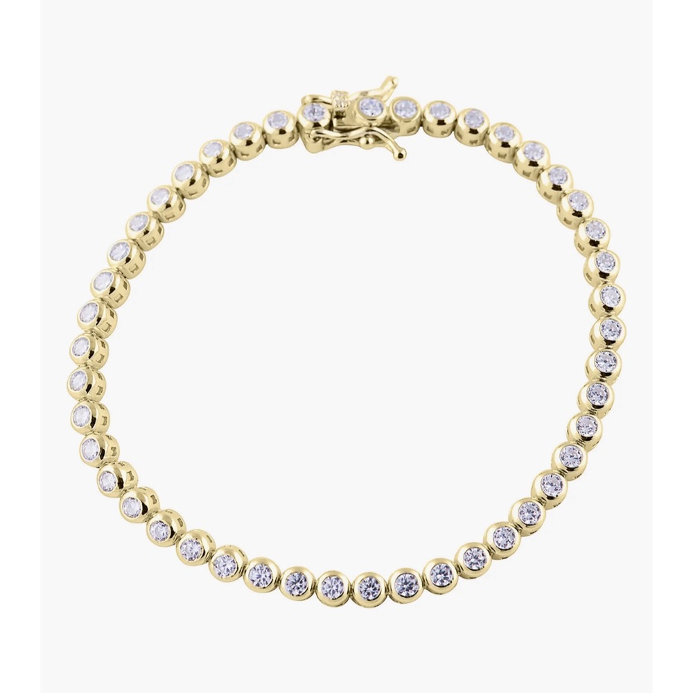 SHYMI Classic Bezel Tennis Bracelet